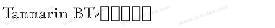 Tannarin BT字体转换